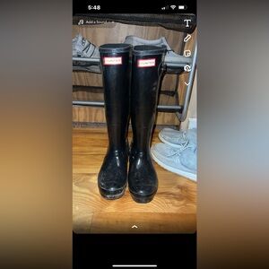 Hunter rain boots